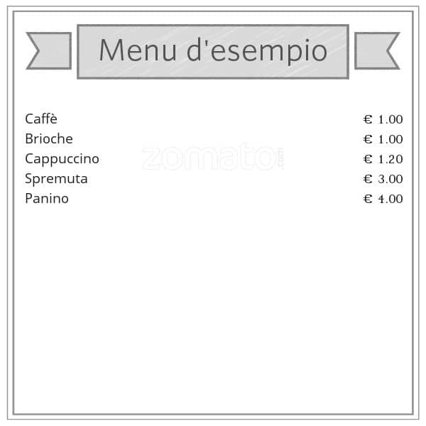 Menu di Gran Caffè 