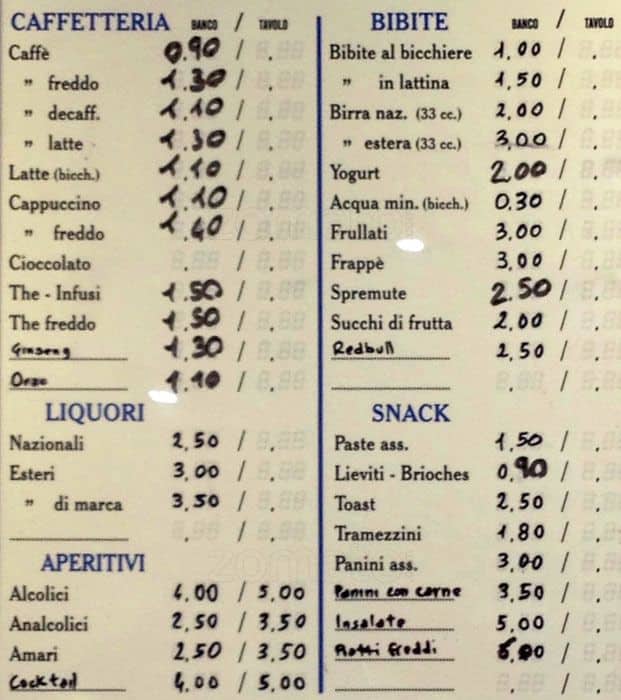 Menu di Prince 