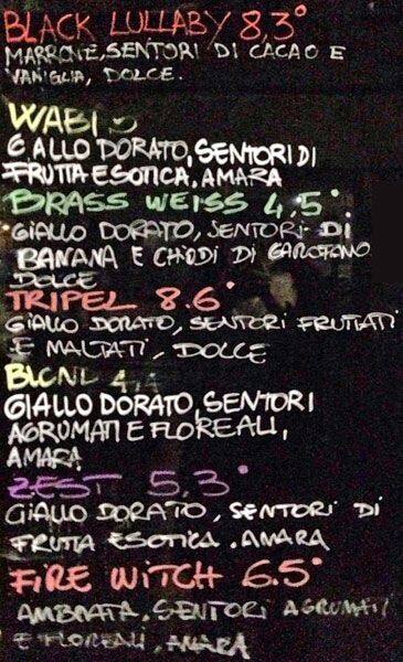 Menu di BQ - Trà Insemma 