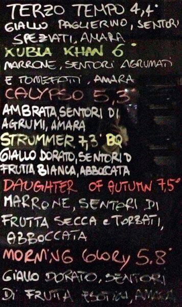 Menu di BQ - Trà Insemma 