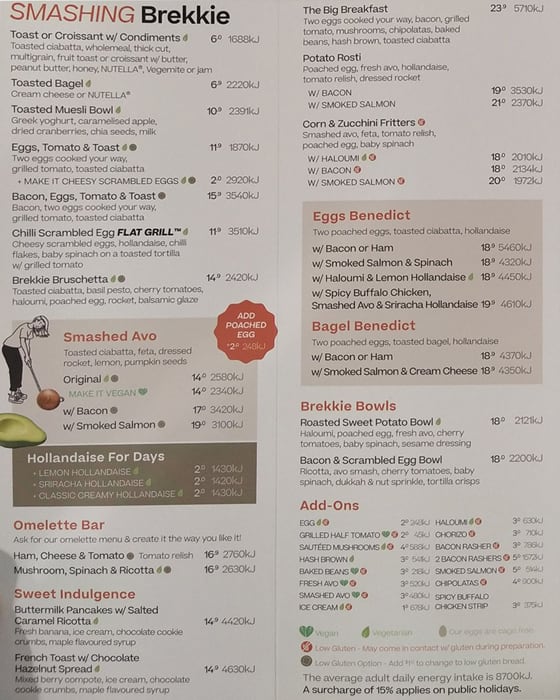 The Coffee Club Menu Menu For The Coffee Club Kogarah Sydney