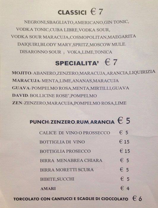 Menu di A Milano Caribbean Food & Drinks 