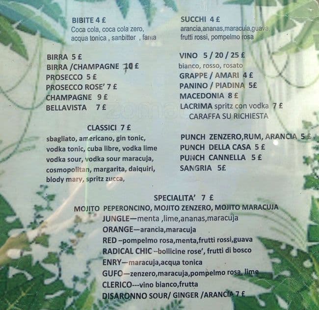 Menu di A Milano Caribbean Food & Drinks 
