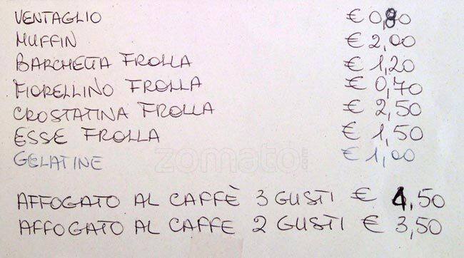 Menu di Pasticcerie Milanesi 