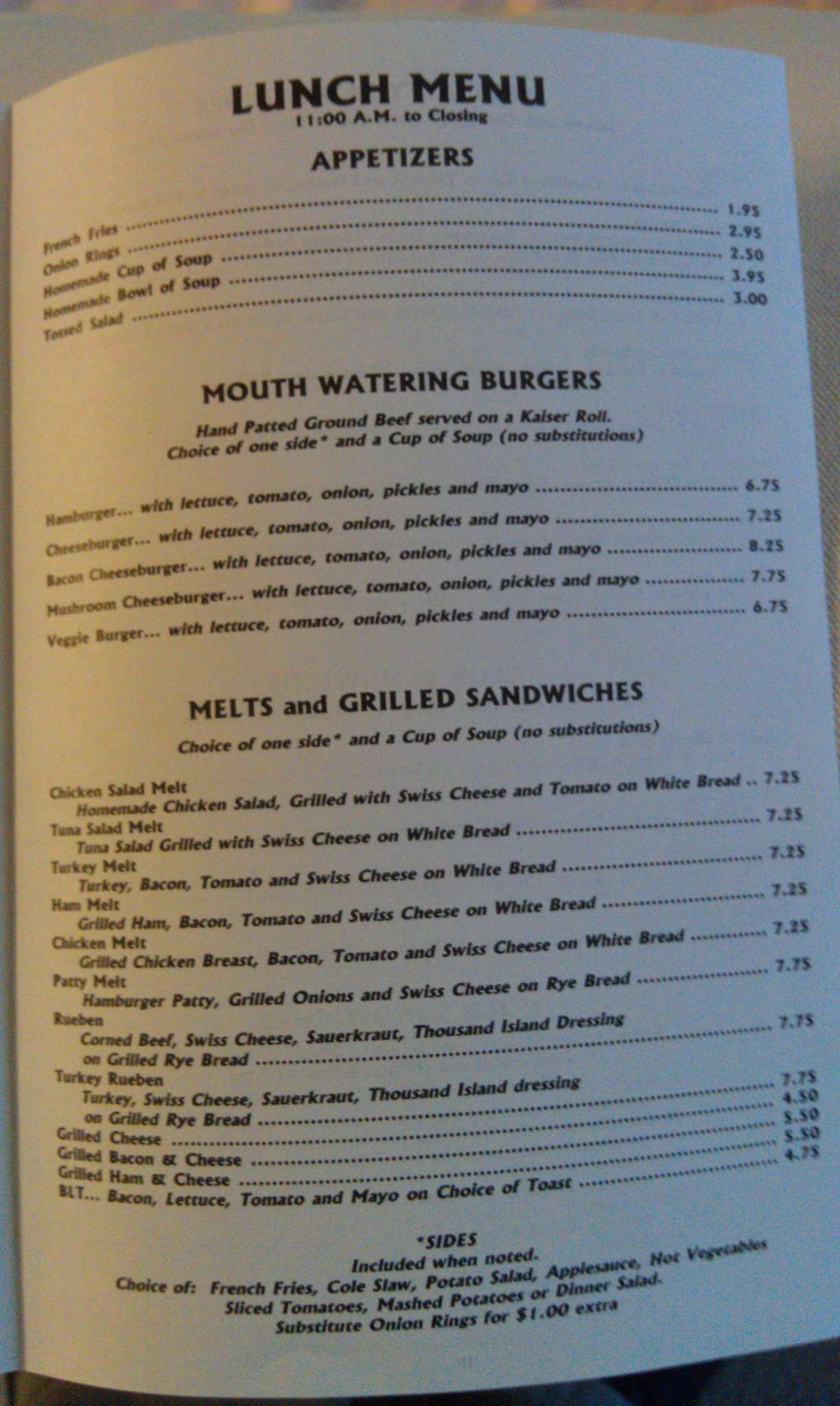 Menu at Argos Family Diner restaurant, Apopka, E Semoran Blvd