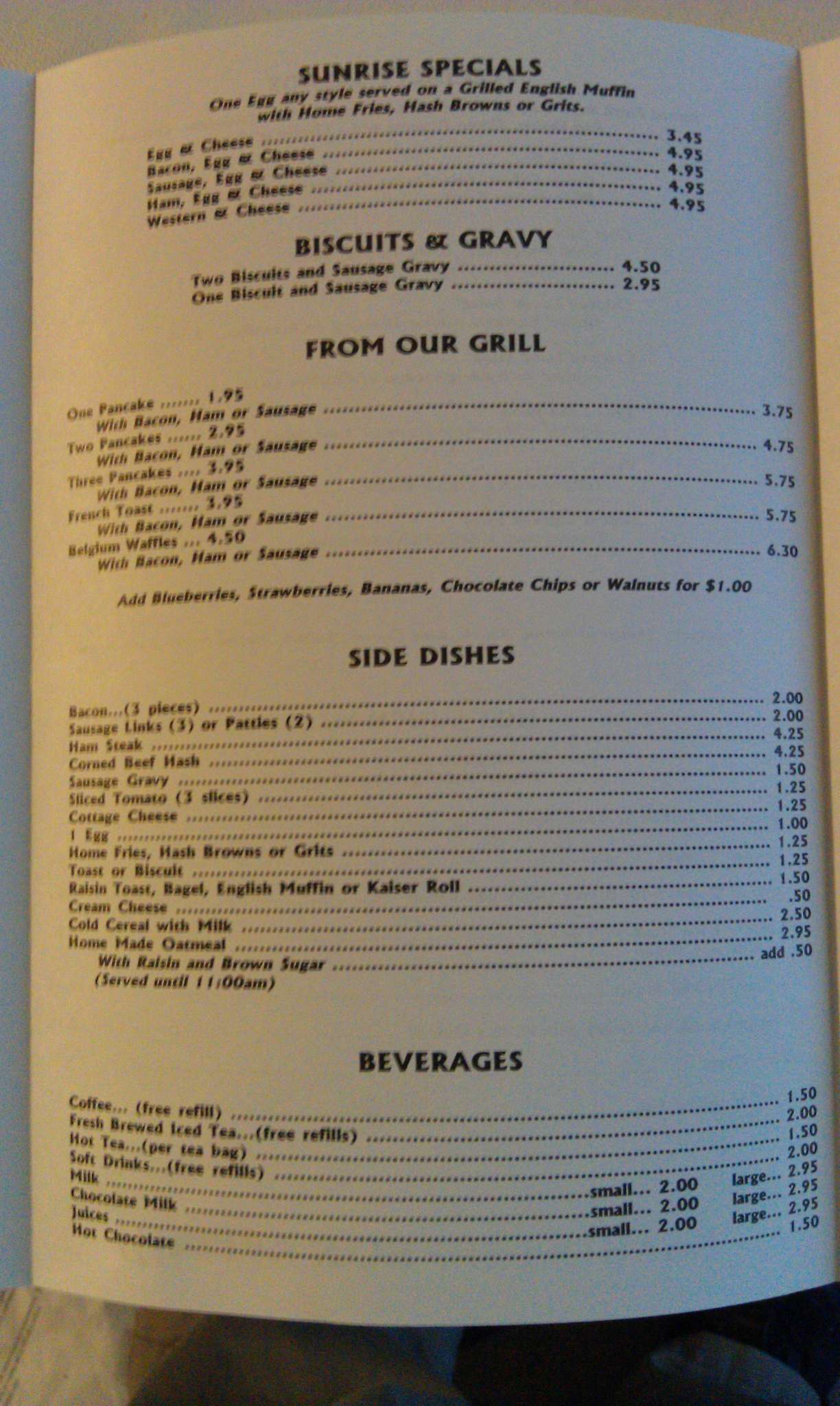 Menu at Argos Family Diner restaurant, Apopka, E Semoran Blvd