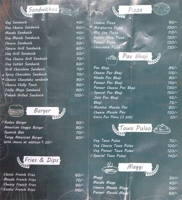 Menu At Cafe Choco De - Licious, Navi Mumbai