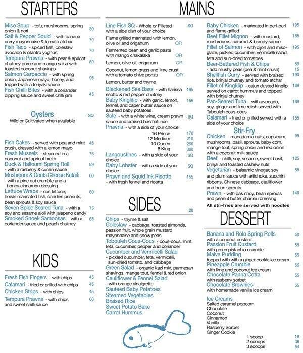 love fish Menu, Menu for love fish, Morningside, Sandton Zomato SA