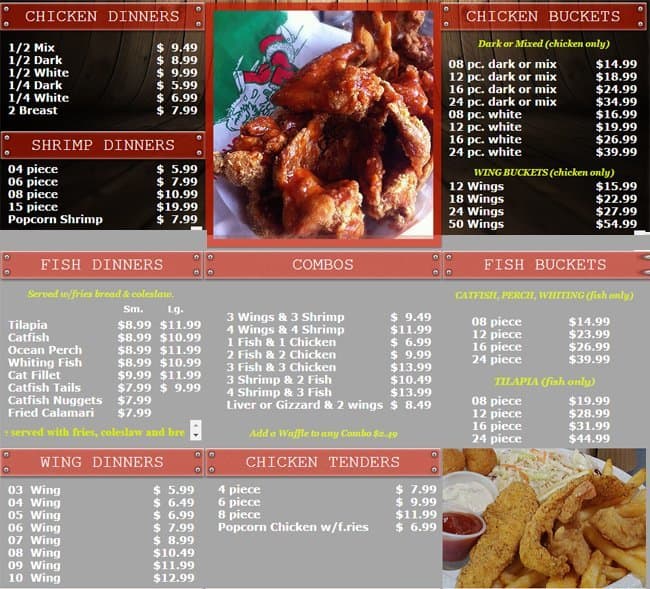chicken stack menu