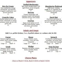 Bizzi S Bistro Menu Menu For Bizzi S Bistro Bedford Bedford