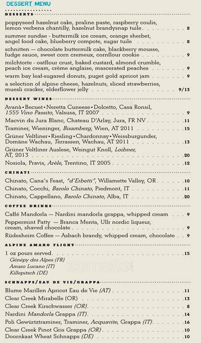 Kask menu