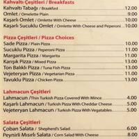 Artemis Restaurant Menu Menu For Artemis Restaurant Bodrum Merkez Bodrum