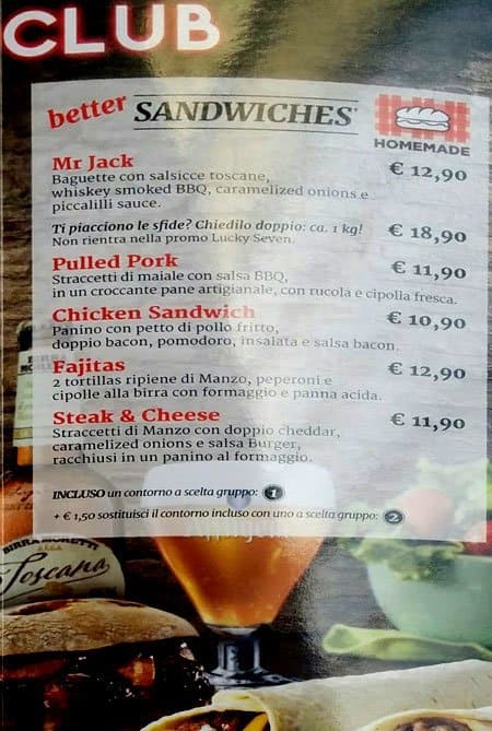 Menu di Roadhouse 
