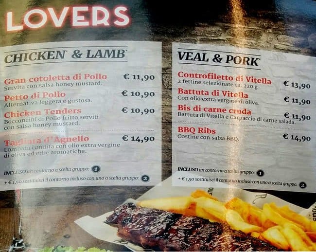 Menu di Roadhouse 