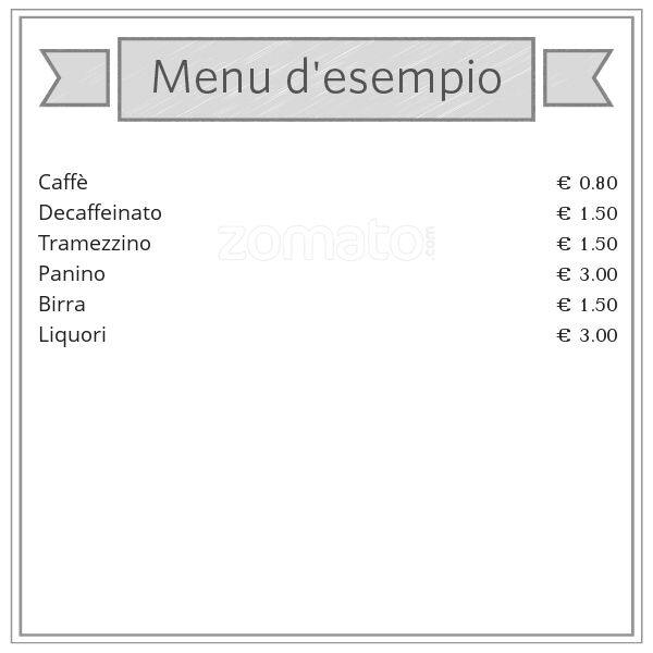 Menu di Cornetteria 