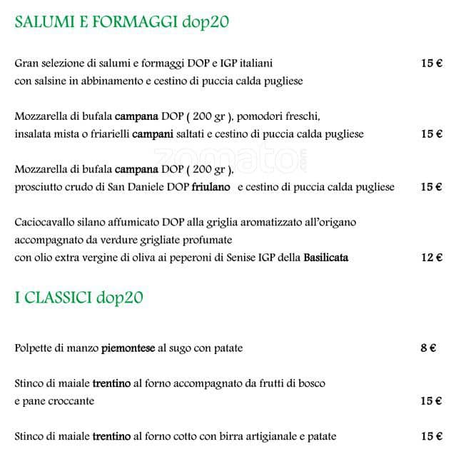 Menu di Dop20 