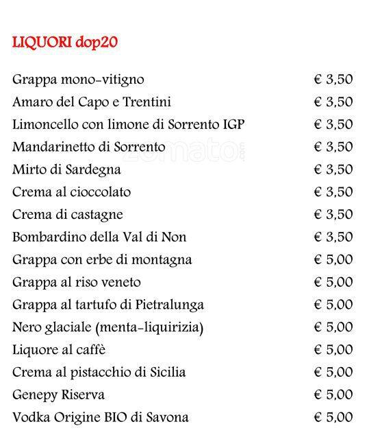 Menu di Dop20 