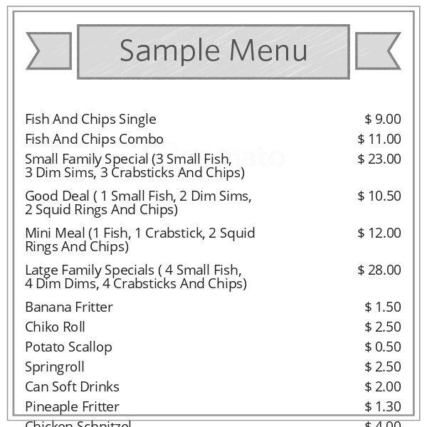 Menu at Carlisle Fish Supply fast food, Carlisle