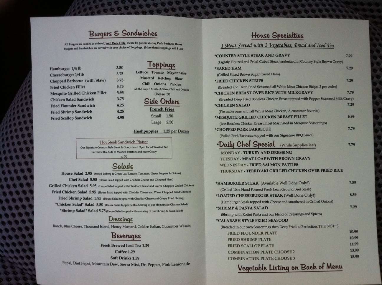 Menu At Gravy Southern Eatery Restaurant Calabash
