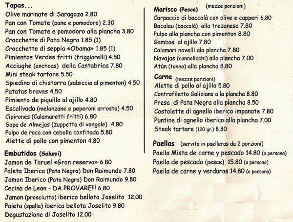 Menu di Gne Gnè 