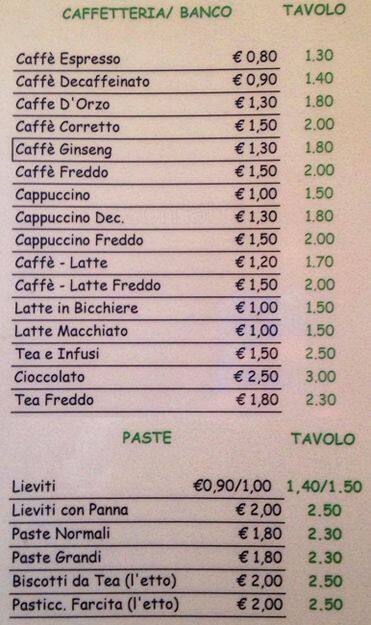 Menu di Mama Mau 
