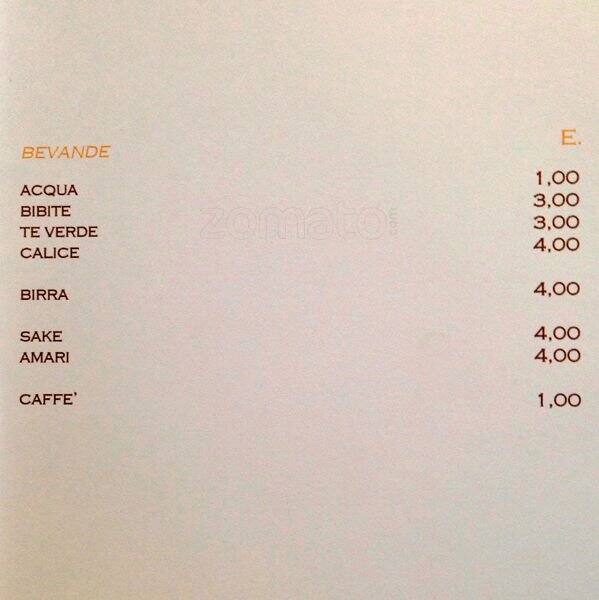 Menu di White Sushi 