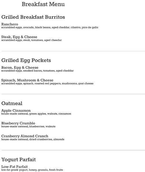 Freshii Menu, Menu For Freshii, Streeterville, Chicago - Urbanspoon/Zomato