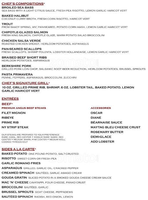 Menu at French Quarter Restaurant, Nitro