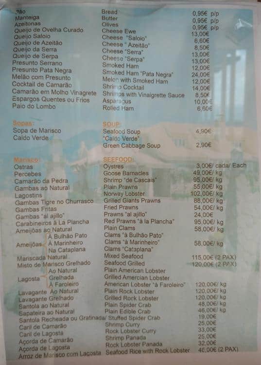 Menu Em Faroleiro Restaurante Cascais menu-em-faroleiro-restaurante-cascais