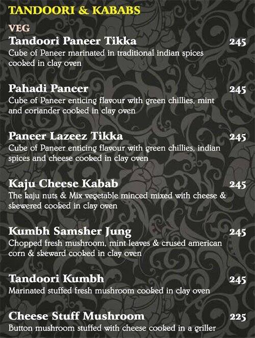 Soy - Le Royce Hotel menu