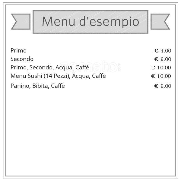 Menu di Tiffany 
