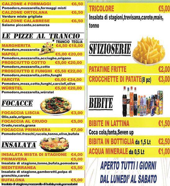 Menu di La contea 