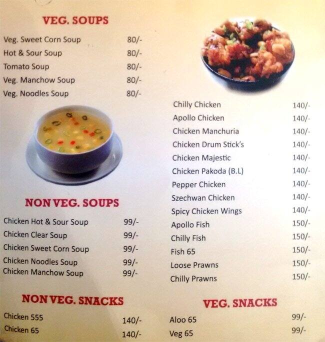 New Spicy Hub Menu, Menu for New Spicy Hub, Madhapur, Hyderabad Zomato