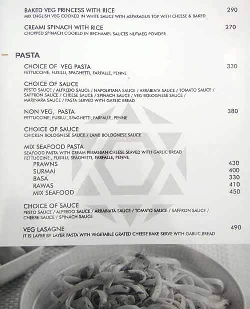 Golden Curry By Hotel Grand Emerald menu