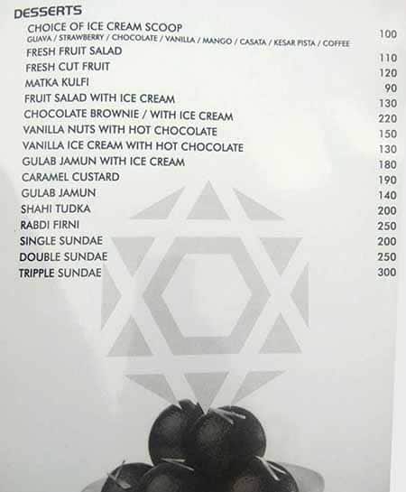 Golden Curry By Hotel Grand Emerald menu