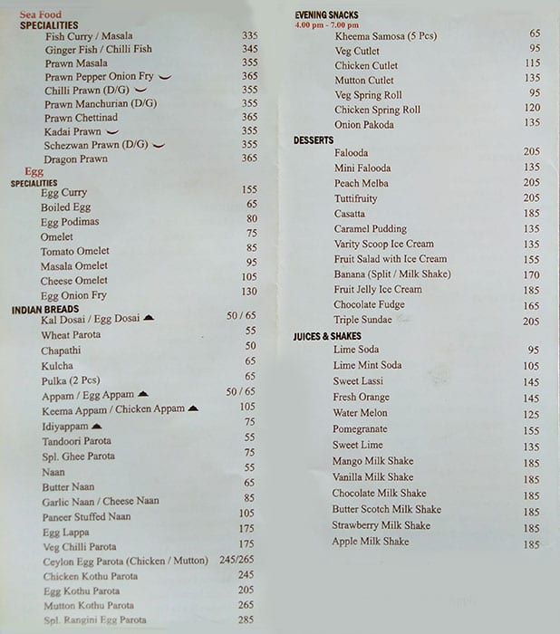 Buhari menu