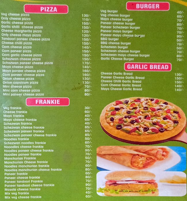 Menu of Prachi Sandwich Corner, Panch Pakhadi, Thane West, Thane