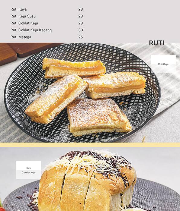 Menu at Koffie Nation cafe, Jakarta