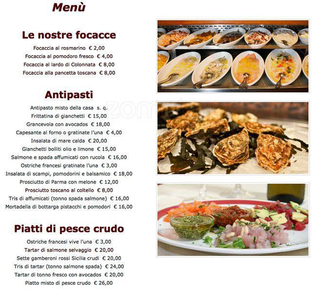 Ristorante Le 5 Terre A Milano Foto Del Menu Con Prezzi Zomato Italia