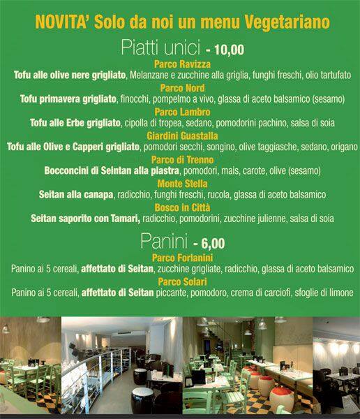 Menu di Diciotto Milano 