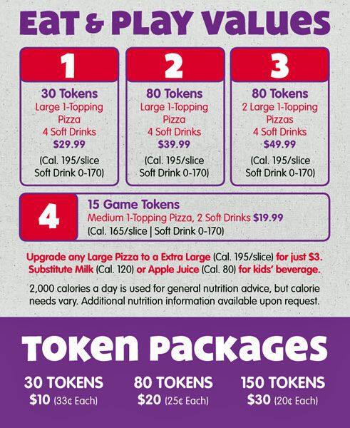 Menu At Chuck E Cheese Pizzeria Lexington menu-at-chuck-e-cheese-pizzeria-lexington