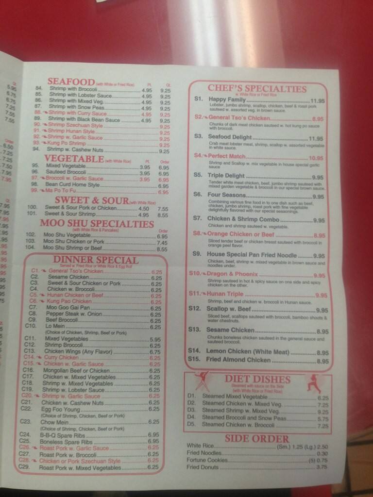 Ming S Restaurant Menu Menu For Ming S Restaurant Macon Macon