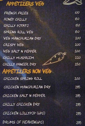 Khaane Ki Dukaan menu