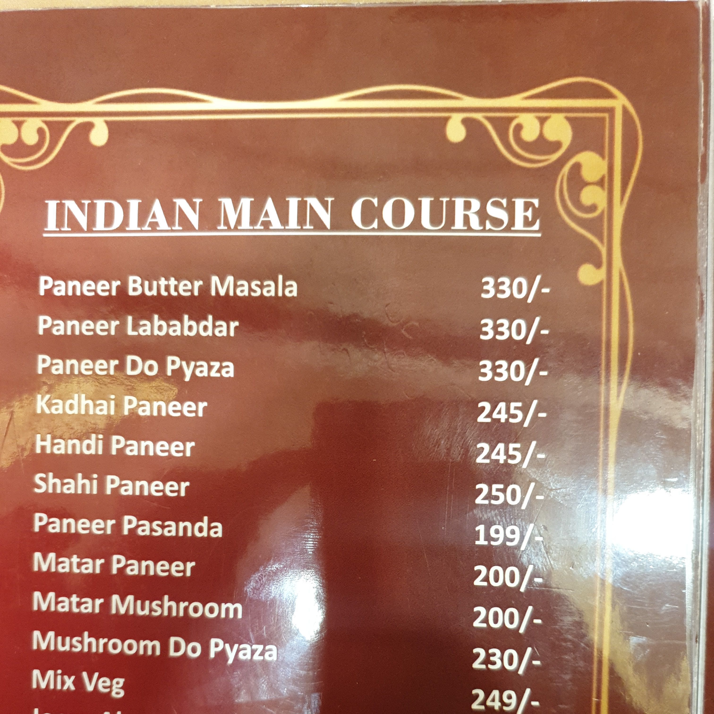MEHFIL E SWAAD menu