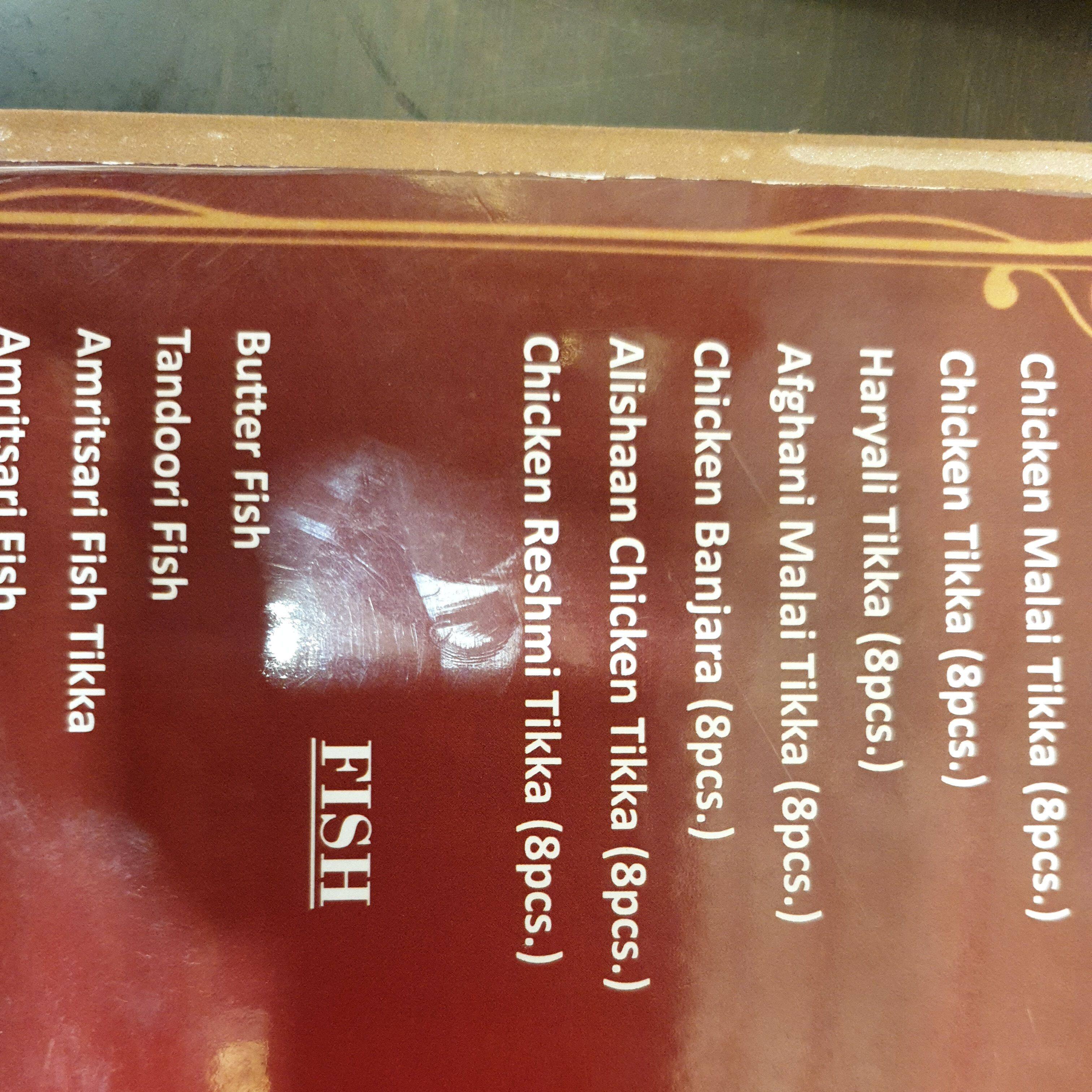 MEHFIL E SWAAD menu