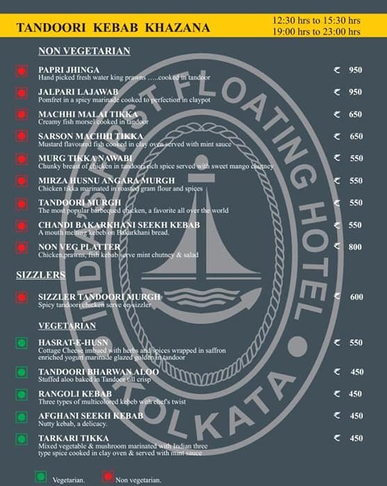 The Bridge Bistro Bar Polo Floatel menu