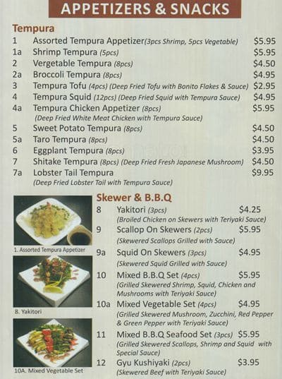 Wakame sushi menu hotsell