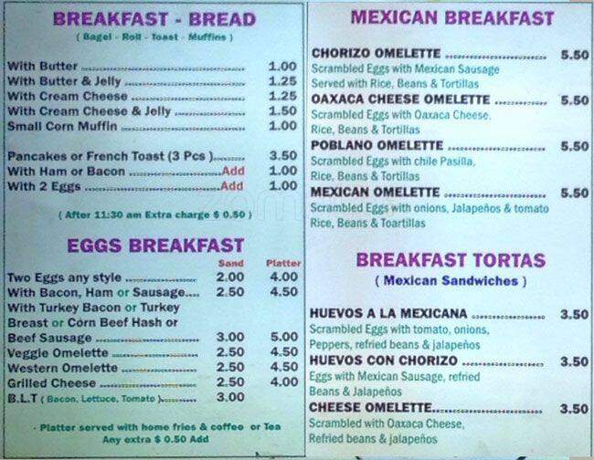 Fast & Fresh Burrito Deli Menu Urbanspoon/Zomato