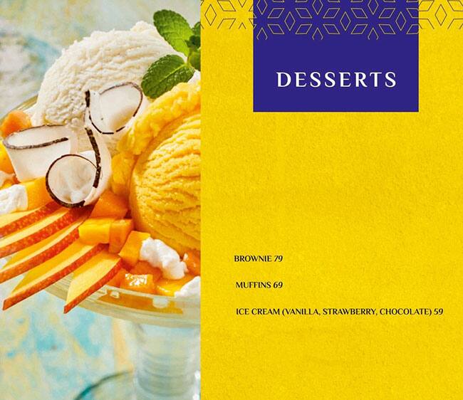 Menu at Cafe Tea Time, New Delhi, K43