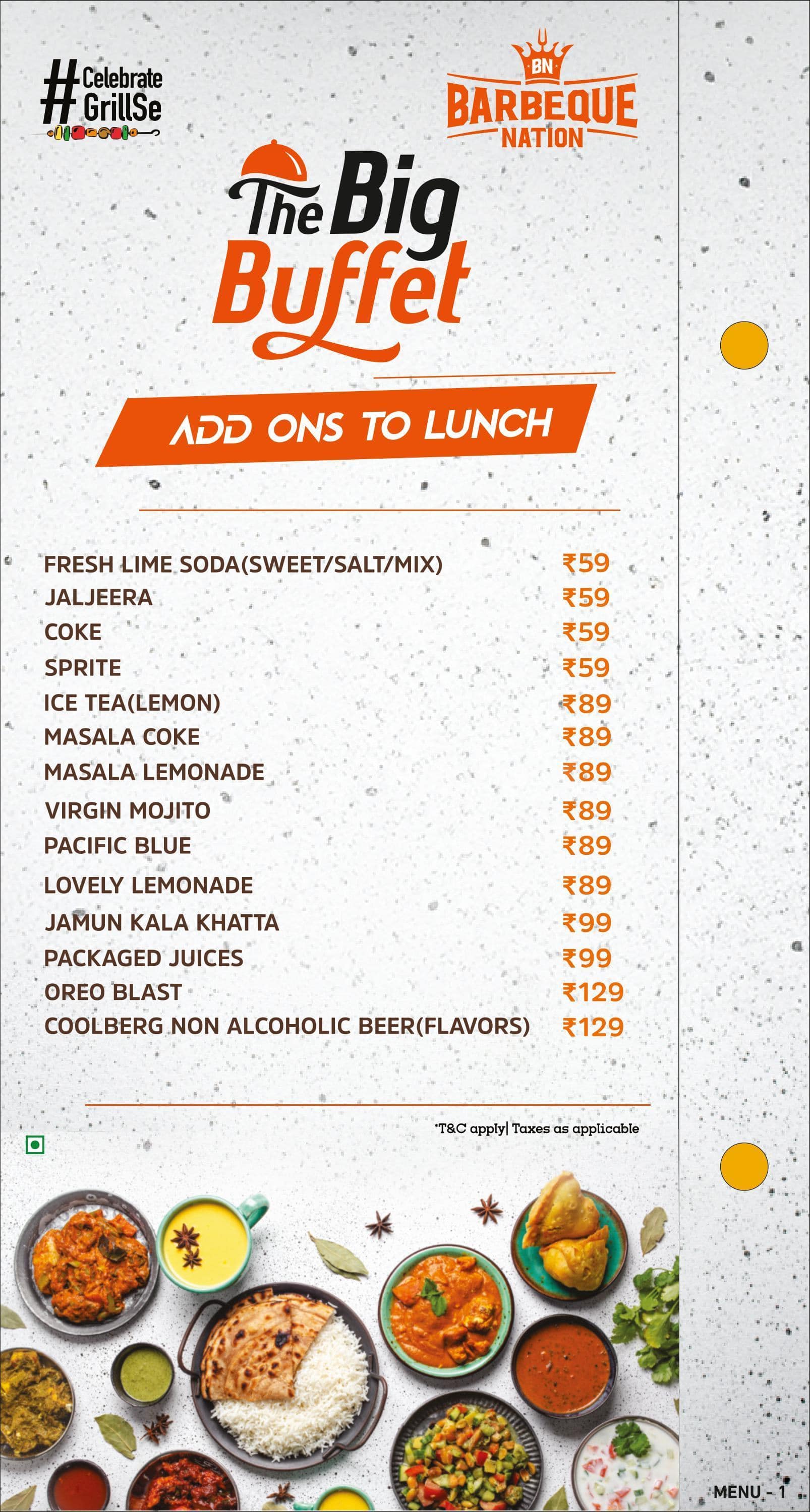 Mumbai Non Veg Barbecue Joint Near Me Menu Of Barbeque Nation